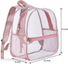 Mini Backpacks Small Bag See Through Backpacks for Stadium Concert Clear PVC Transparent Simple Backpack