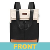 Women Convertible Tote Daypack Laptop Backpack Wide Top Open College School Travel Casual Backpack