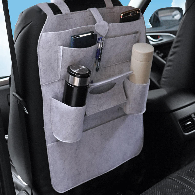 Car Kids Back Seat Organizer and baby Car Seat Organizer Seat Back Storage Bag Car Headrest Backseat Organizer with Cup Holders