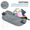Anti-Theft Passport Wallets for Men & Women Secure Travel Money Belt Undercover Hidden RFID Blocking Travel Wallet