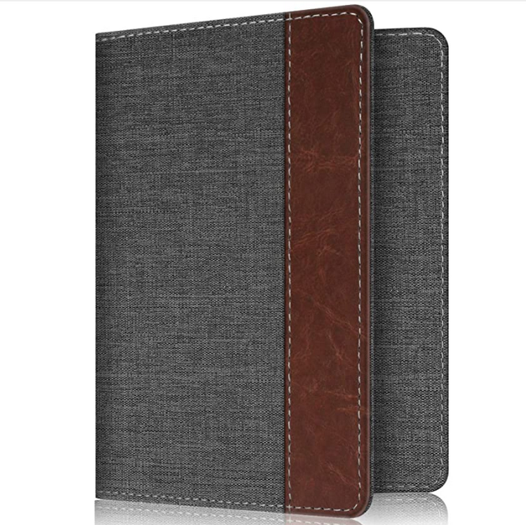 Premium vegan leather RFID blocking business cards credit cards passport holder travel wallet