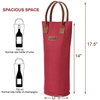 Custom Beer Wine Bottle Carrier Cooler Tote Thermal Insulated Cooler Bag 1Bottle Red Wine Bags