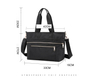 Large Capacity Waterproof Handbag Professional Shoulder Bag Women Business Office Bag