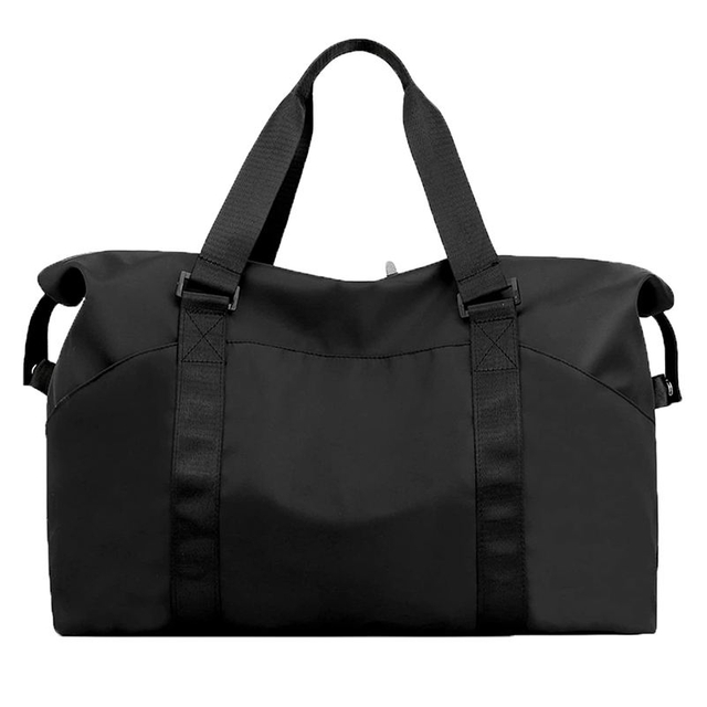 Outdoor Weekender Overnight Travel Duffel Bags Custom Logo Girls Black Fashion Duffle Tote Bag