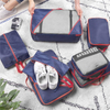 Functional Organizer Customized 7 Set Packing Cubes Luggage for Travel