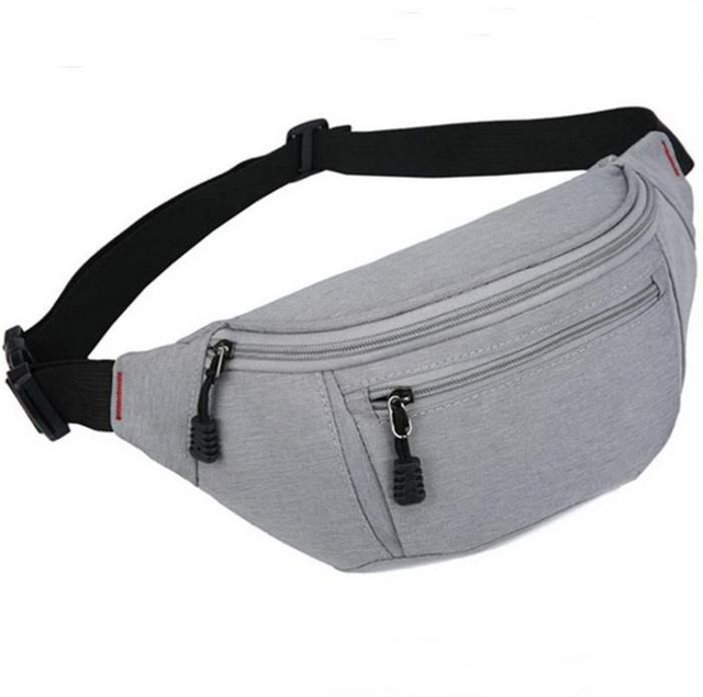 Custom Mens Fanny Pack Waterproof Sports Waist Pack Bag Hip Bum Bag for Travel Hiking Running