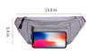 Custom Mens Fanny Pack Waterproof Sports Waist Pack Bag Hip Bum Bag for Travel Hiking Running