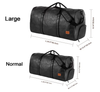 High Quality Waterproof PU Leather Duffel Bag with Shoe Compartment Portable Tote Shoulder Gym Travel Bag for Men