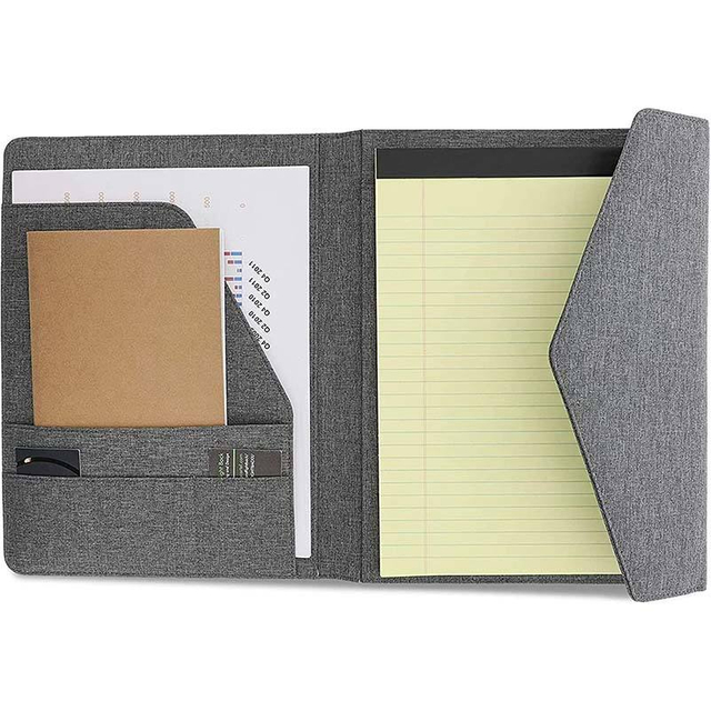 professional business notepad portfolio folder custom travel folio notebook for work organizer