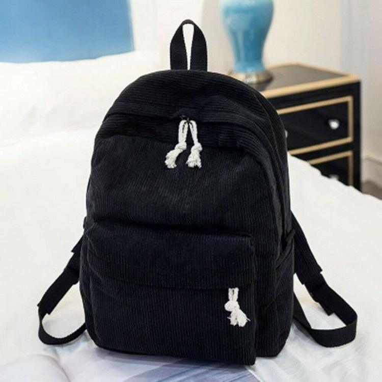 Soft velvet school backpack classic bookbags back pack school bag wholesale