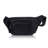 Black custom multi-functional belt bag fanny pack waterproof running sport waist bag