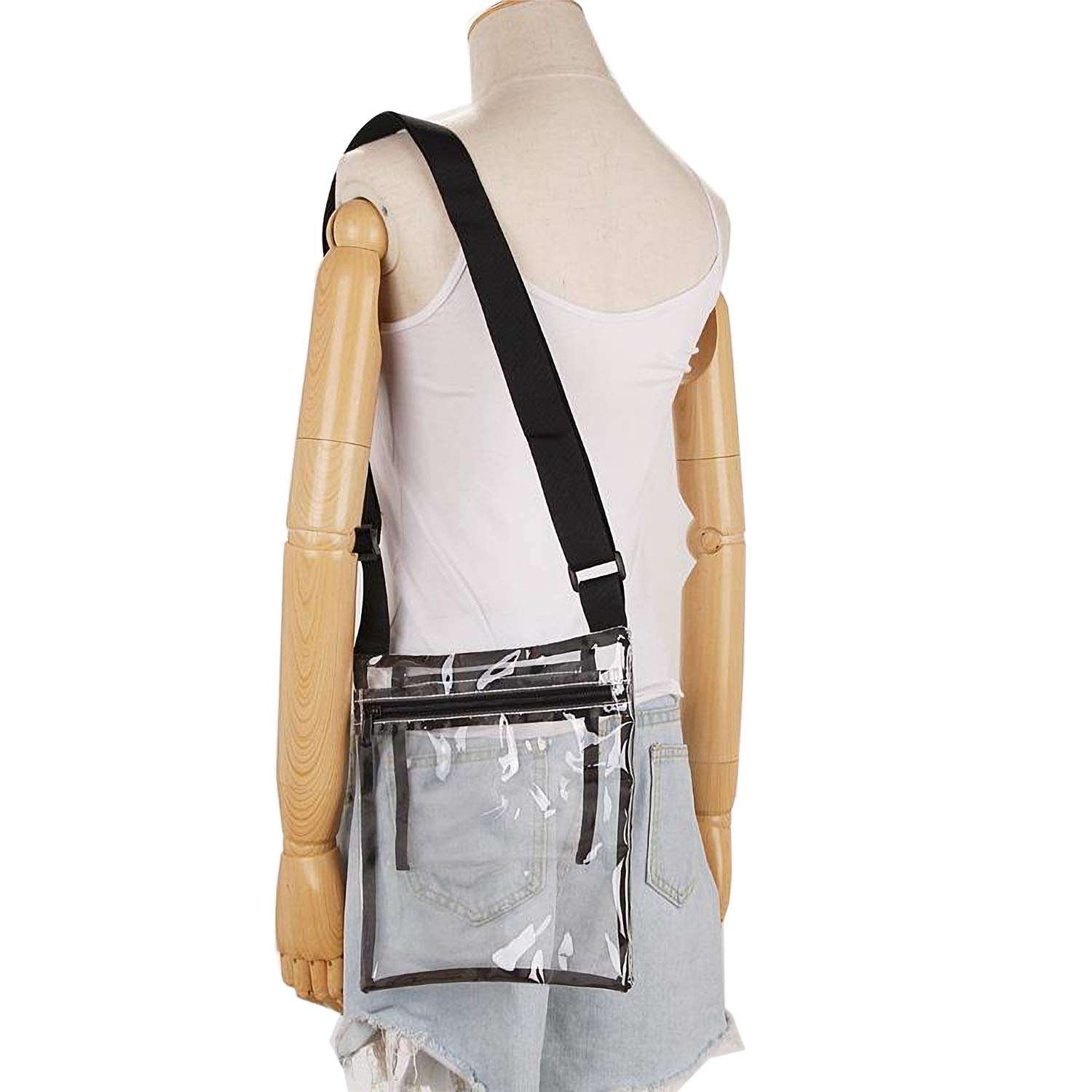 Clear Purse Stadium Approved Crossbody Bag with Inner Pocket