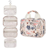 Full Colors Sublimation Customized Waterproof Cosmetic Bag Makeup Case Collapsible Hanging Travel Toiletry Bag