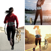Men woman travel hiking running dog treat fanny pack waist bag with bottle holder for pet treat