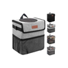 OEM Manufacturer Car Backseat Trash Bin Can Foldable Waterproof SUV Trunk Garbage Storage Bag Organizer with Lid