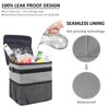 OEM Manufacturer Car Backseat Trash Bin Can Foldable Waterproof SUV Trunk Garbage Storage Bag Organizer with Lid