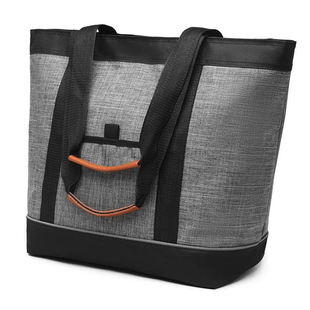 Aluminum Foil Thermal Insulation Cooler Bag Oxford Freezer Carry Tote Bag