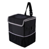Bulk Custom Logo Front Seat Back Garbage Storage Container Hanging Organizer Car Trash Bin Can with Cover