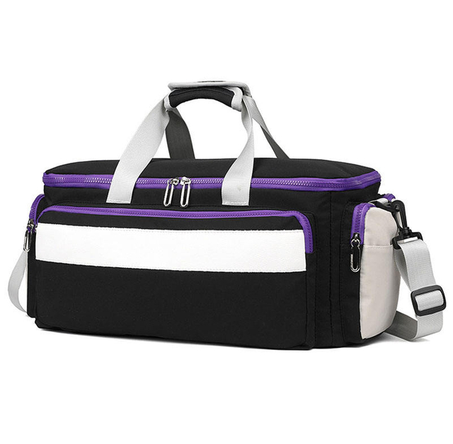 Large capacity casual unisex workout exercise sports gym bag travel duffel bags luggage weekender duffle bag woman