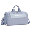 Customized logo sports kit bag shoe compartment spend a night weekend duffel bag sport messenger bag factory