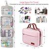 Fashion Striped Women Customized Bathroom Makeup Storage Foldable Cosmetic Case Personal Organizer Toiletry Bag