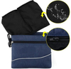 Designer Two Compartments Portable Pet Puppy Crossbody Dog Walking Pouch Dogs Training Treat Bag