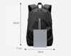 Lightweight Casual Travel Backpack Simple Daily Rucksack Business Shoulder Bag For Men & Women
