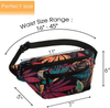 Custom Print Running Fanny Pack Durable Sports Waist Bag Bum Bag Women with Headphone Hole