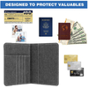 Custom Travel Business Trip Organizer Pouch Men Luxury Leather Credit Card Holder Passport Wallet