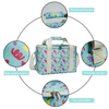 16 Cans Digital Full Printing Canvas Lunch Bag High Quality Fish Outdoor Picnic Insulated Cooler Bags For Cans