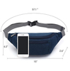 Custom Travel Gym Chest Cross Body Bum Bag Waterproof Belt Smell Proof Fanny Pack Waist Bag Men