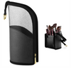 Makeup Brush Organzier Bag High Capacity Portable Stand-Up Makeup Brush Holder,Professional Artist Makeup Brush Sets Case Waterp