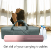 Heavy Duty Canvas Yoga Mat Carrier Bag Sling Duffel Sport Bag Tote Fitness Gym Yoga Mat Bag