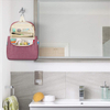 Custom Logo Makeup Bag Hanging Portable Ladies Cosmetic Packing Organizer Bag For Business Traveling