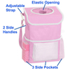 Utility Leakproof Vehicle Interior Hanging Waste Bin Car Backseat Trash Bag With Storage Pocket And Lid
