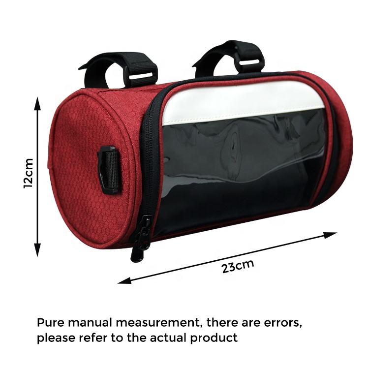 Bike Handlebar Triangle Frame Adjustable Waterproof Bicycle Front Storage Bag Large-Capacity Cycling Front Pack