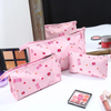 Custom Print Large Cosmetic Bag Waterproof Roomy Makeup Pouch Bag for Women And Girls