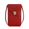 small leather crossbody phone bag mini pu shoulder bag lightweight cellphone wallet purse for women