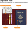 Travel Wallet RFID Blocking Document Organizer Bag, Custom Nylon Fabric Family Passport Holder For Women&Men