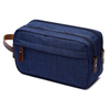Custom Canvas Small Travel Toiletry Organizer Bag Shaving Dopp Kit for Travel