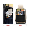 Foldable Car Seat Back Organizer Backseat Anti-Kick Storage Bags Quilted Storage Organizer Car Seat Back Multi-pocket