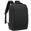 Custom Black Laptop Backpack for Men Business Travel Slim Durable Notebook Backpack with Usb Charging Port