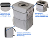 Wholesale Foldable Garbage Car Can Organizer Trash Bin Baskets Car Trash Can With Lid And Storage Pockets