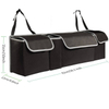 Backseat Hanging Organizer with 5 Large Storage Bag Car Trunk Back Seat Organizer Custom Logo