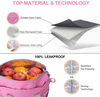 Outdoor Pink Insulated Lunch Bag Thermal Food Storage Organizer Cooler Tote Bags For Women With Handles