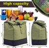 Portable Thermal Beach Picnic Cooler Lunch Bag for Children Aluminium Foil Insulation Bag Cooler Bag Insulated Thermal