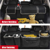 Multifunctional Large Black Custom SUV Trunk Storage Organiser Car Back Seat Organizer With Handles