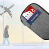 Travel Business Passport Holder Latest Card Wallet Organizer RFID Blocking passport Card Holder
