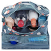 Colorful Travel Toiletry Bag with Hanging Hook Water-resistant Cosmetic Makeup Bag for Women