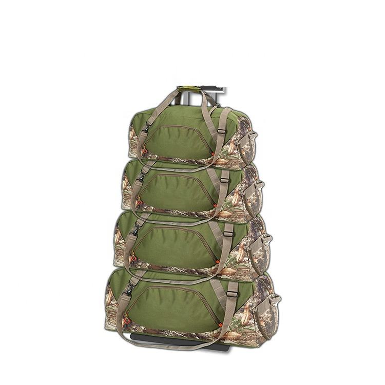 Lightweight Multi-purpose Travel Duffel Bag Custom Zipper Closure Weekend Overnight Luggage Bag with Shore Pocket